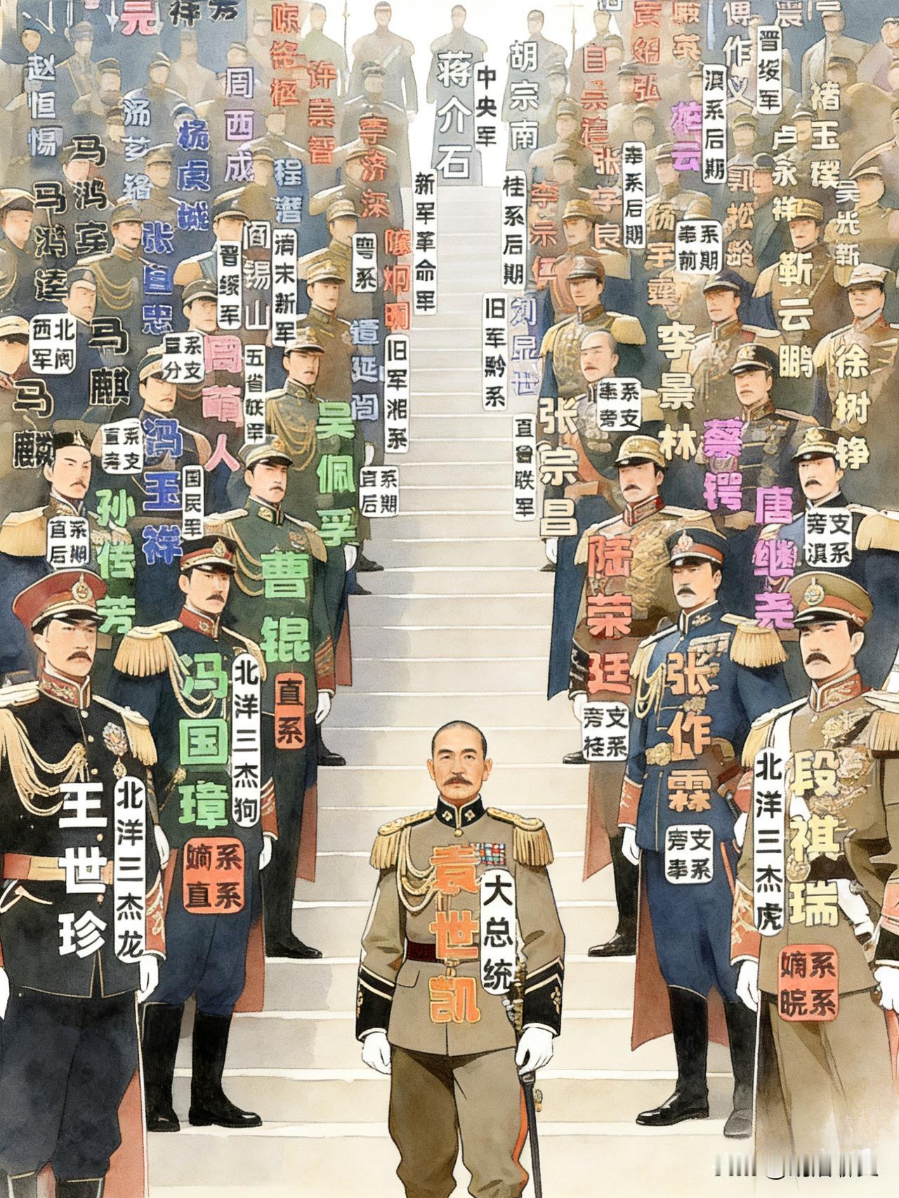 就这乱成一锅粥的民国军阀时期，曹操都得拍额头。