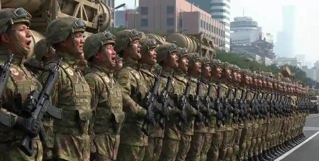 中美两个大国，几乎在同一轮单兵换装里，把士兵手里的枪都换了。中国掏出的是QBZ1