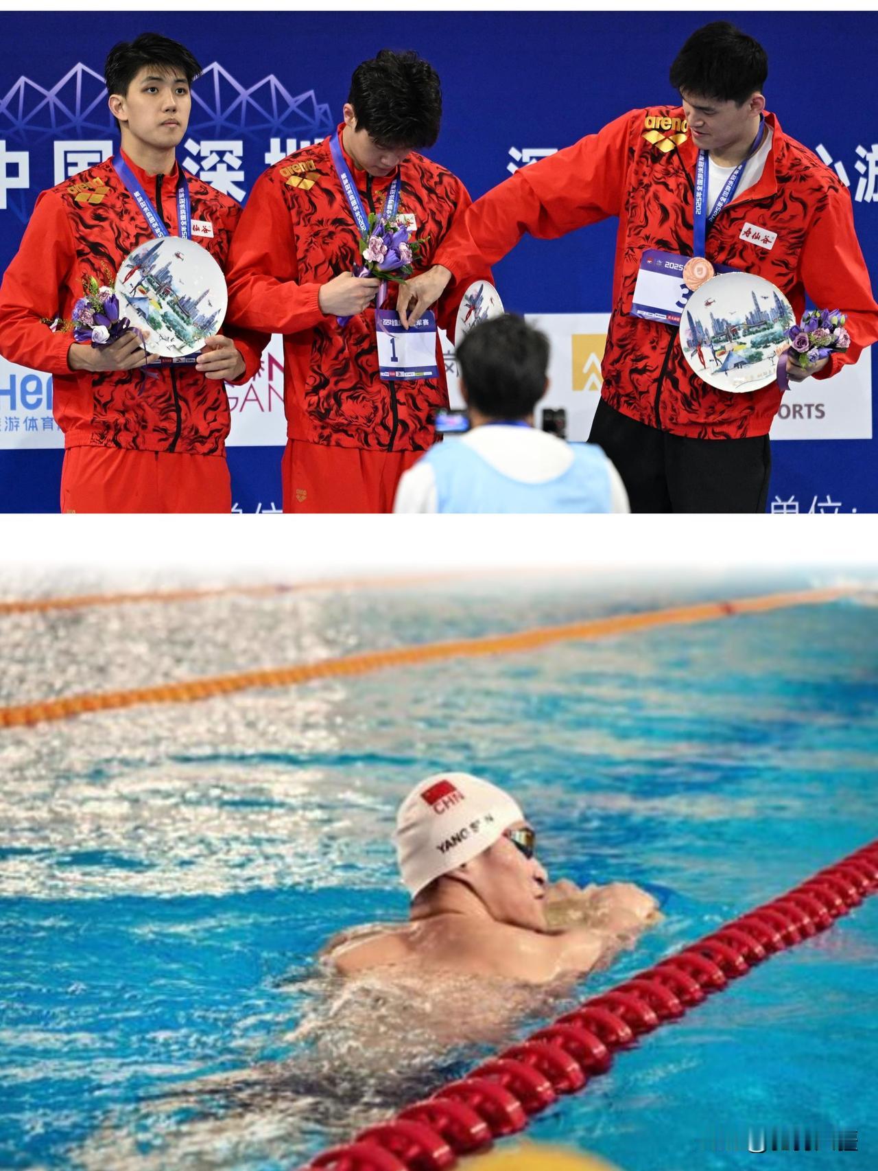 谁懂啊！看孙杨比赛比坐过山车还揪心34岁老将这股劲儿太戳人了！家人们，