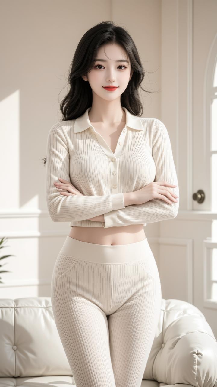 什么样的穿搭可以成为气质女神?这姑娘穿着真显身材！