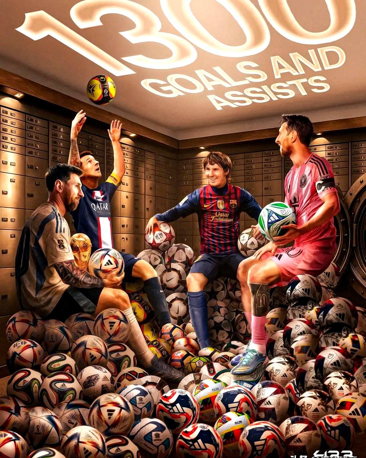 C罗梅西四大赛事再PK，谁是神仙光不管，但胜负却一目了然：他捧起了那座魂