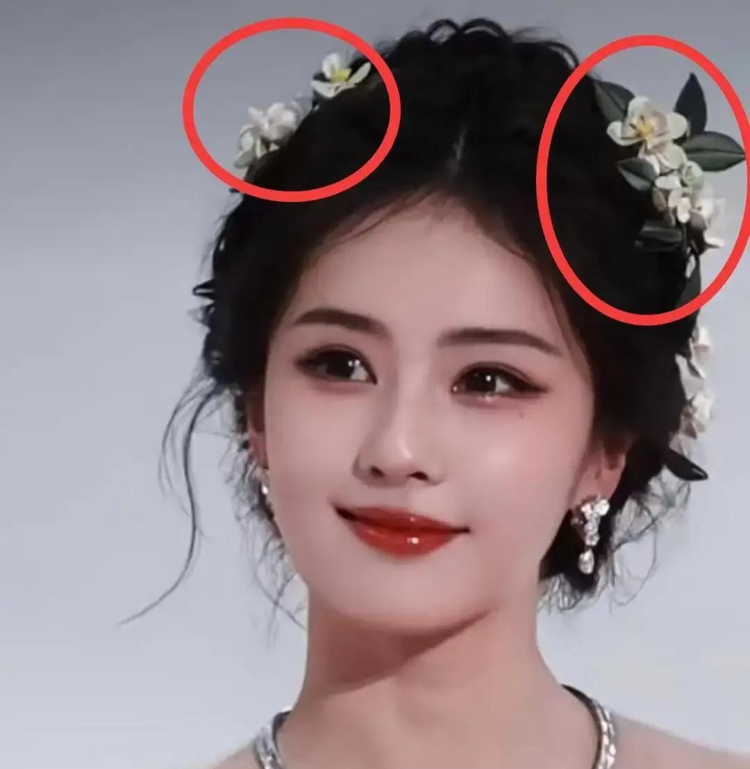 红毯上，她没说话，只拿了一枝茉莉花。白鹿用这枝花，暗藏新剧《莫离》的玄机。谐