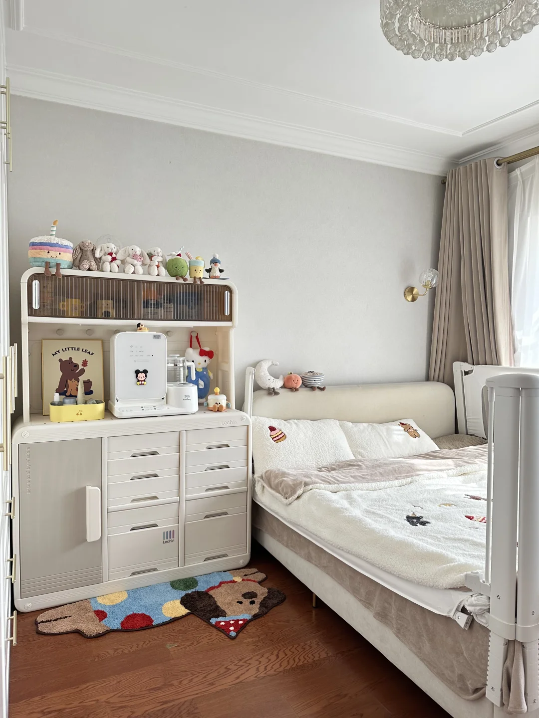 卧室大改造！介个喂养台真的太治愈了！