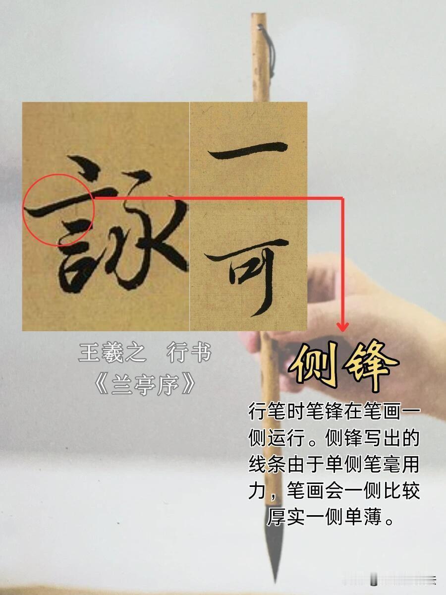 很多人练字只临字形，却忽略笔法。中锋、侧锋、藏锋、露锋、逆锋、顺锋、回锋、出锋