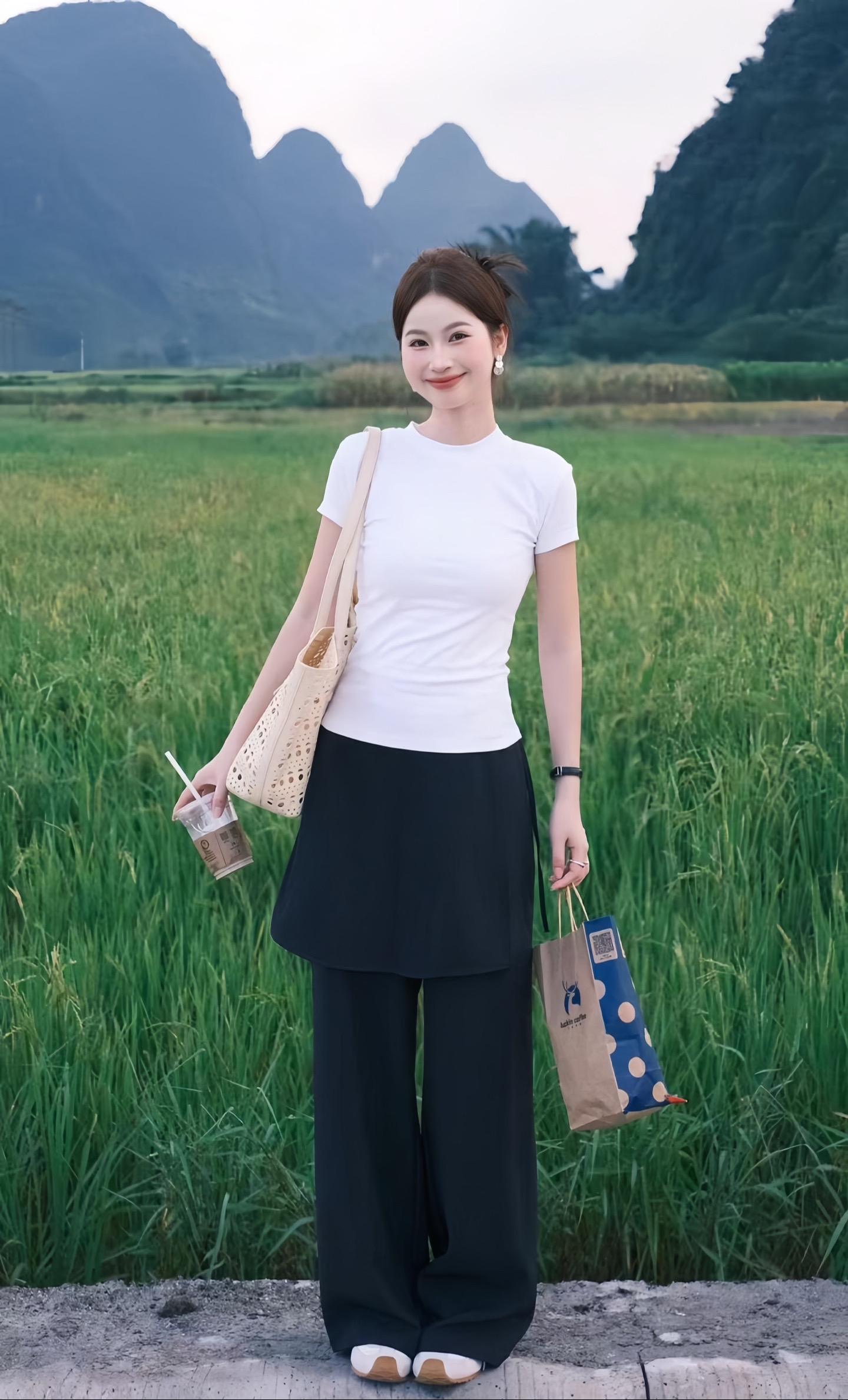 夏季穿搭 今日穿搭 简约穿搭 韩系穿搭 夏日通勤休闲穿搭