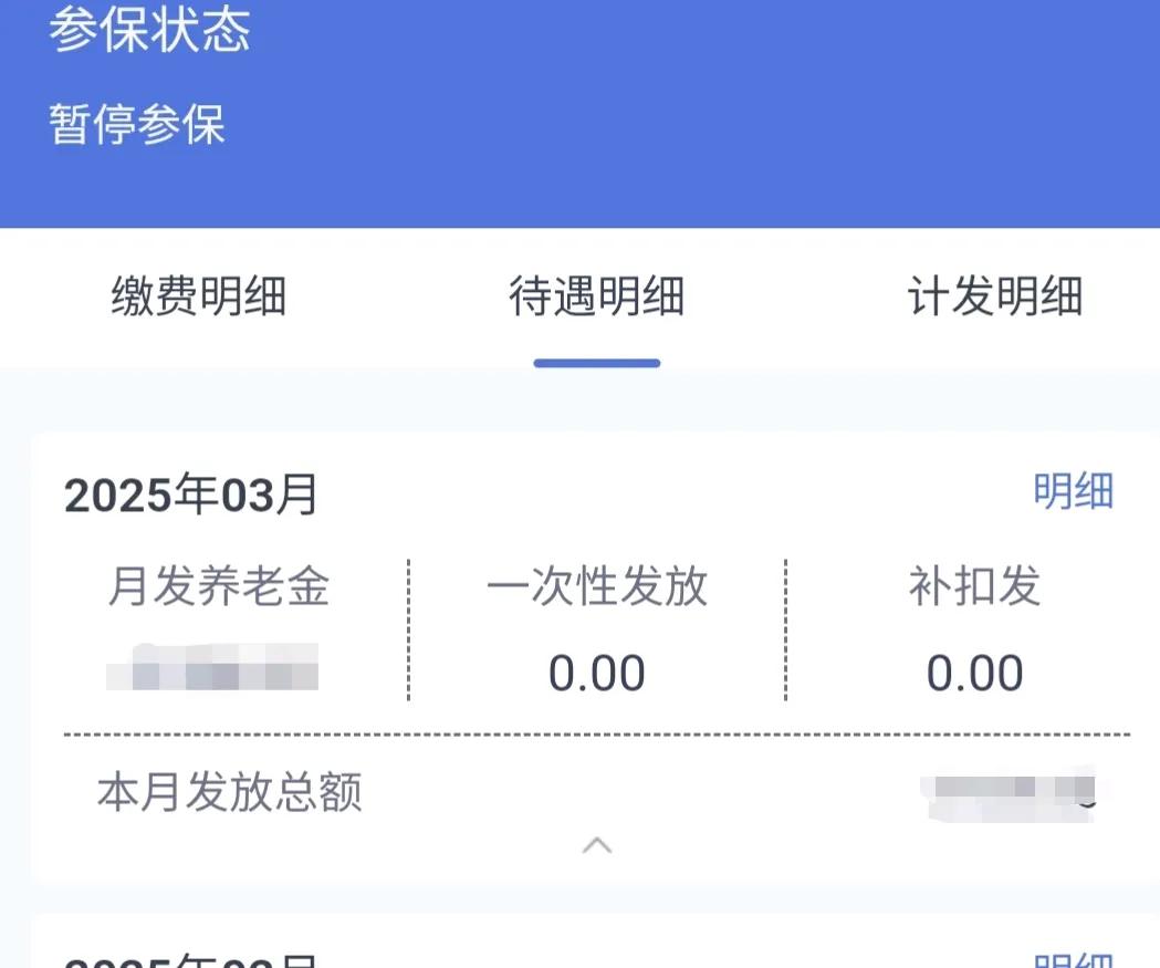 河北省的友友们，2025年3月份的养老金明细已经出来了。可以打开河北人社，找到养