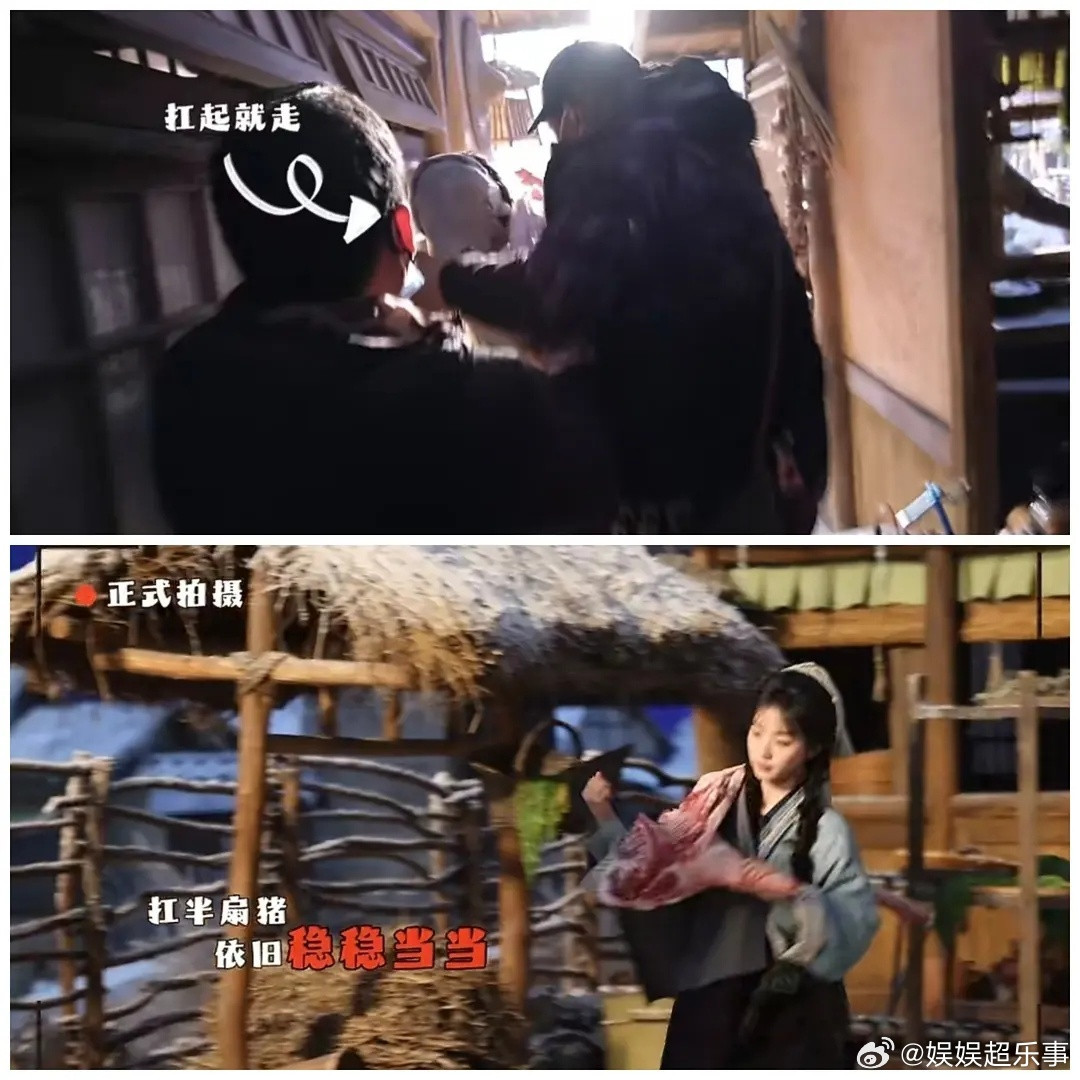 天哪，20斤大米都够让人力竭的了，瘦瘦的田曦薇扛起40斤怎么做到的😯😯😯