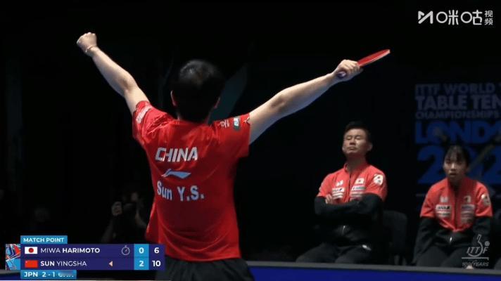孙颖莎对张本美和碾压式的胜利！三局张本美和仅拿到12分。孙颖莎太爆了！百年
