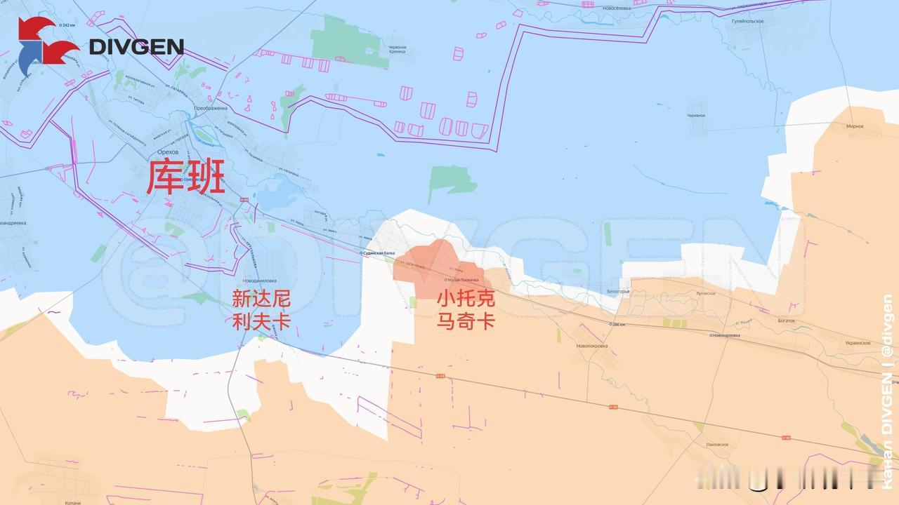 10月21日箭头社更新俄乌战报：图一：俄军在扎波罗热州库班方向的小托克马奇卡