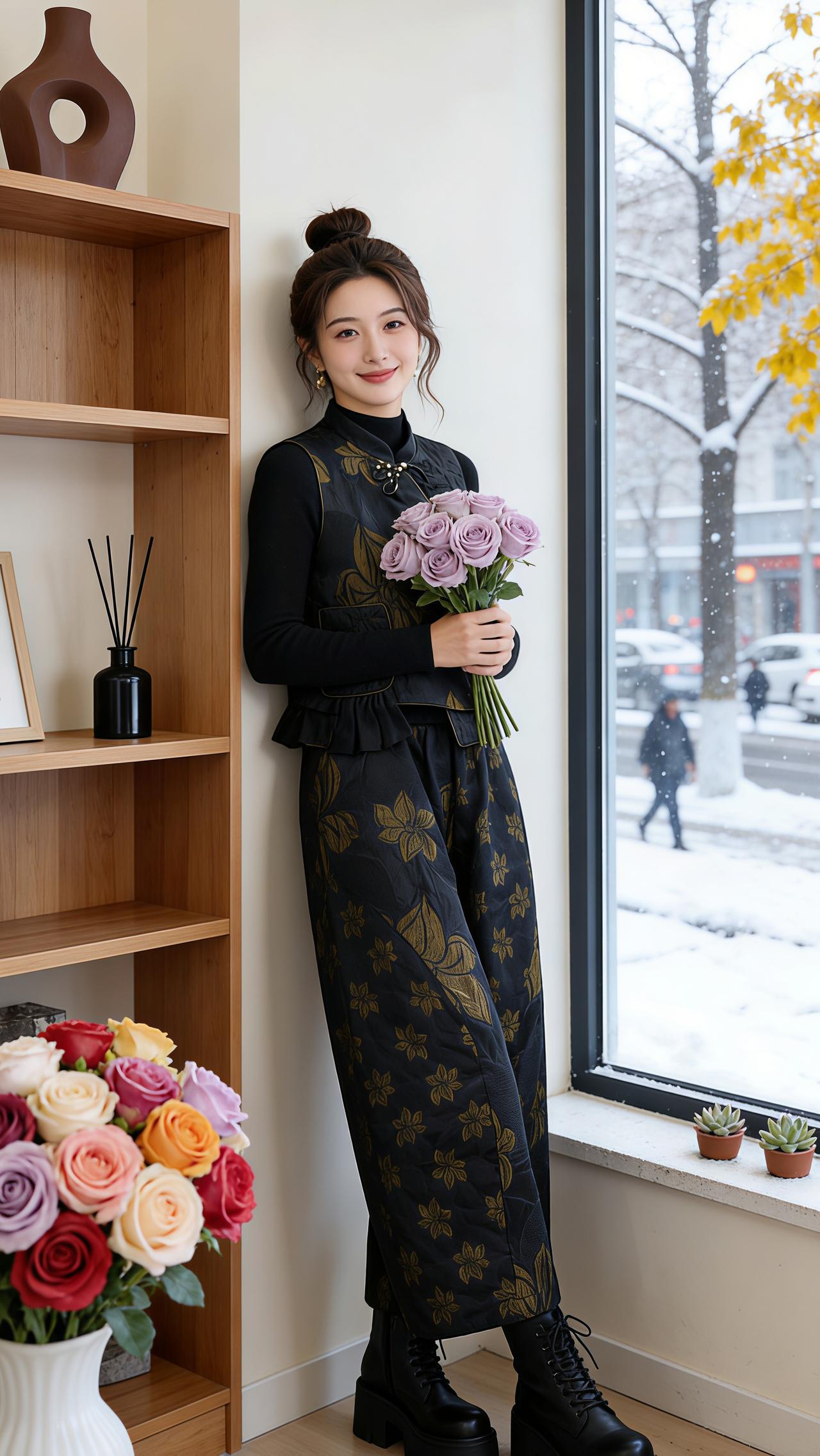 穿搭新年穿搭冬季搭配妈妈穿搭套装