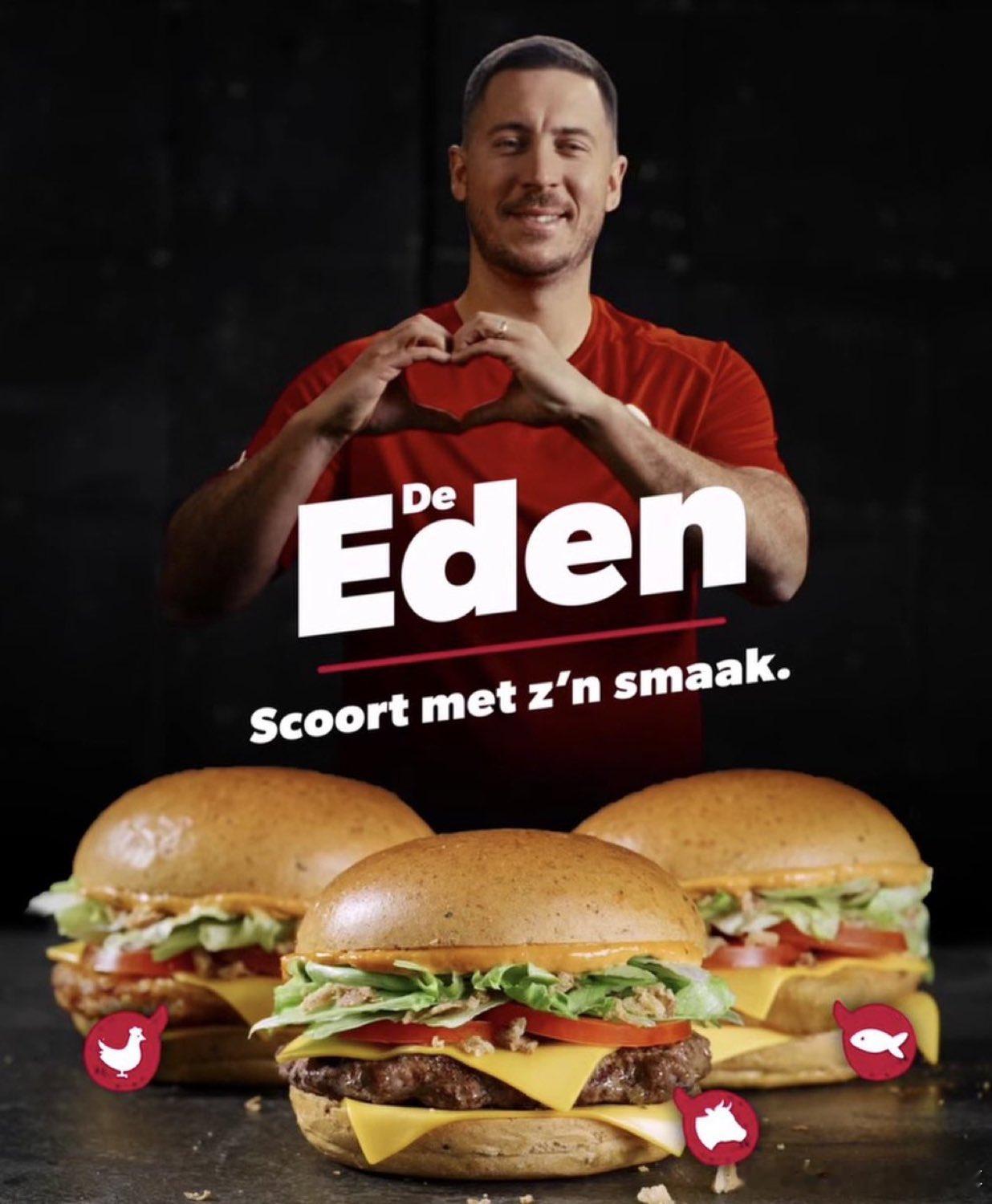 “汉堡王”严选！比利时快餐连锁品牌Quick宣布与阿扎尔合作🍔该品牌将以他名字