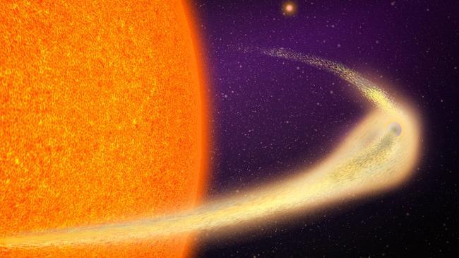 宇宙末日景象:行星正在快速的蒸发,宇宙中留下900万公里彗尾!
