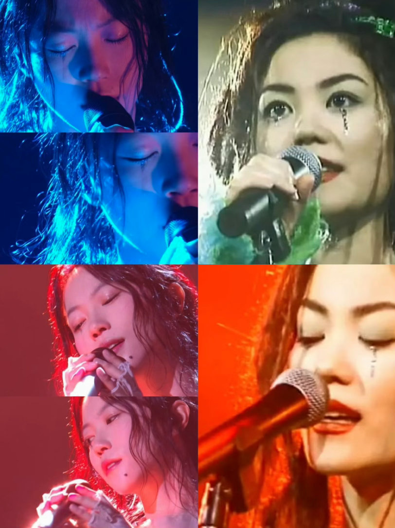 窦靖童王菲泪痕妆普通人我不懂