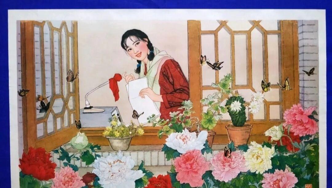 #精品年画分享#精品年图韵里藏，品观雅意韵悠长。年光故事皆凝纸，画影留春