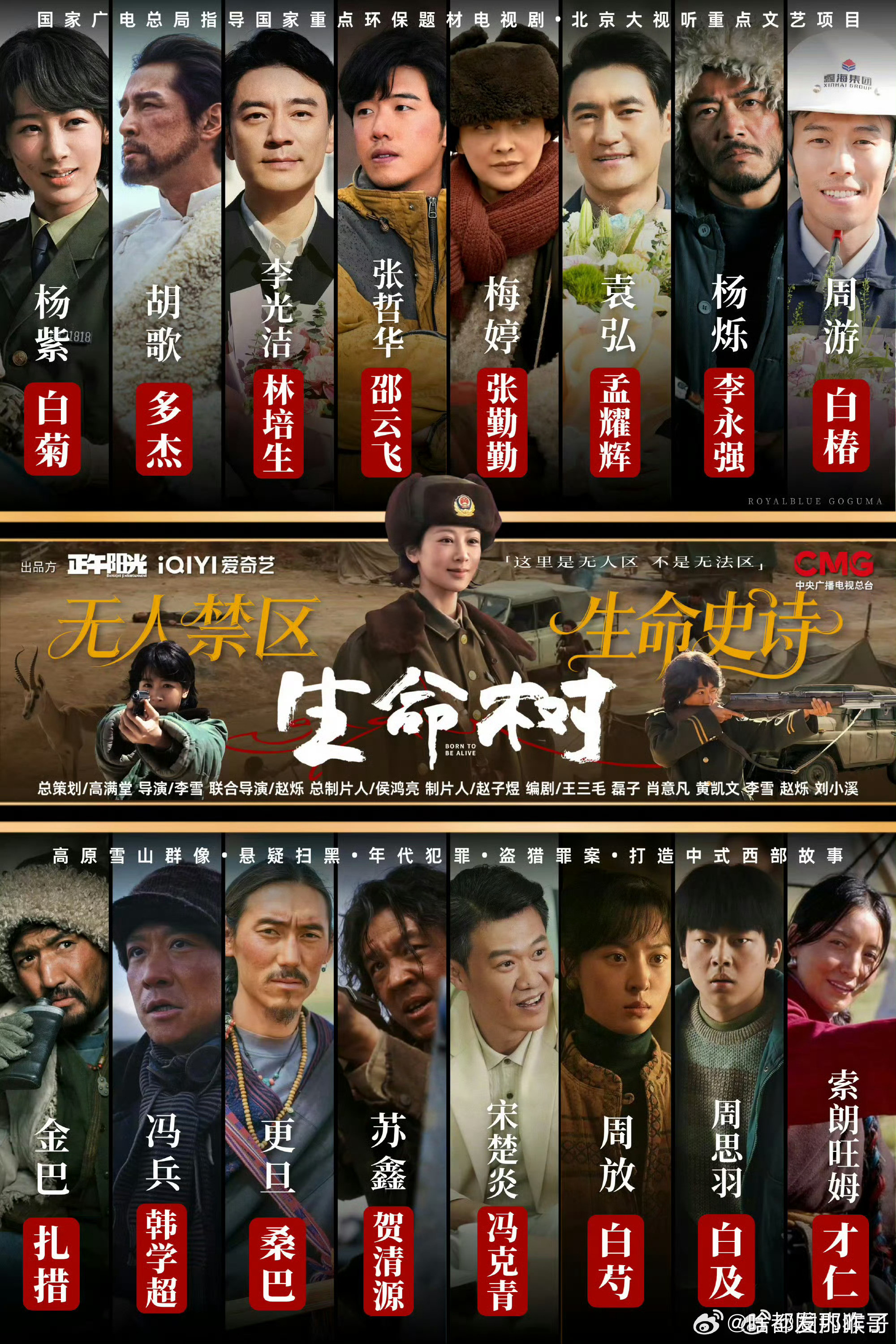 杨紫粉丝的安利图真的好有格局！不管是《生命树》的群像还是《国色锦绣》的十三钗，都