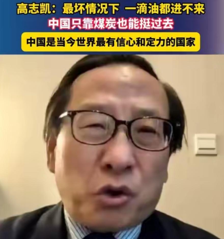 高志凯：没有石油，中国只靠煤炭也能挺过去！很多人把国际冲突当爽剧看，尤其岛