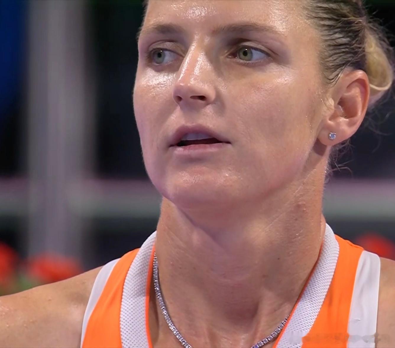 卡·普利斯科娃！！！多哈1000赛连过两关🎉一下子打进了16强！！！刚刚在第二