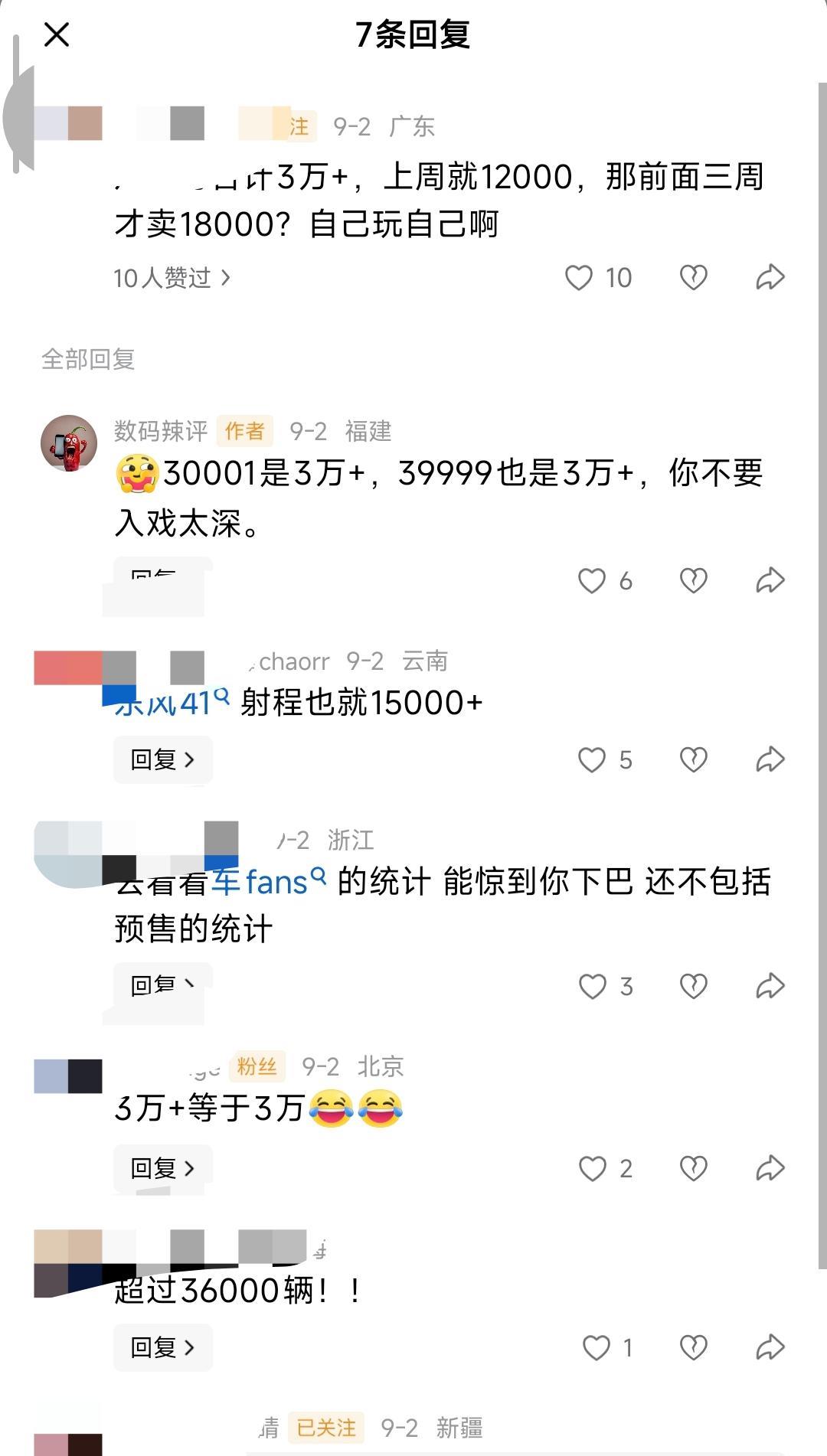 30000+，不是30001，而是结结实实的3.6万台！小米汽车官方发布的8月