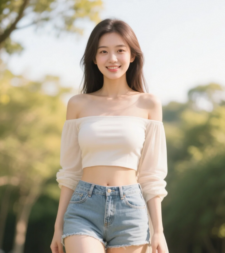 细腻的肌肤，精致的妆容