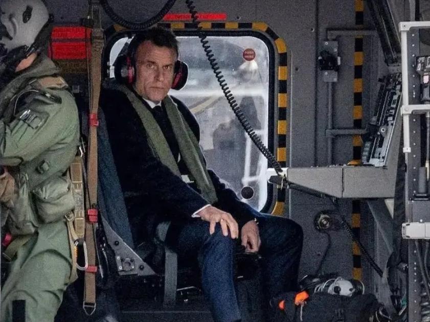 马克龙这逼装大了！中东乱成一锅粥，他倒好，直接甩出10艘军舰，比英国全部家当还多