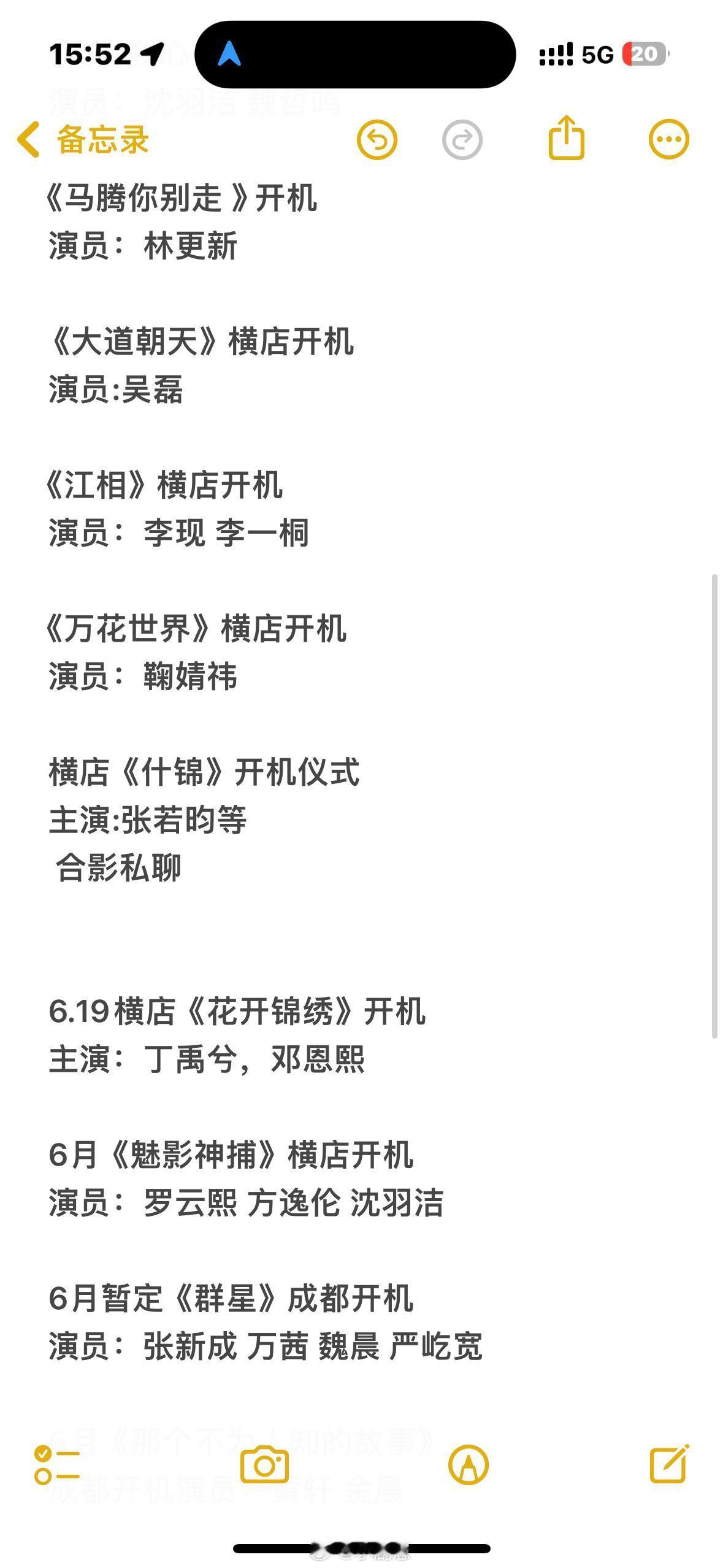近期开机​​​