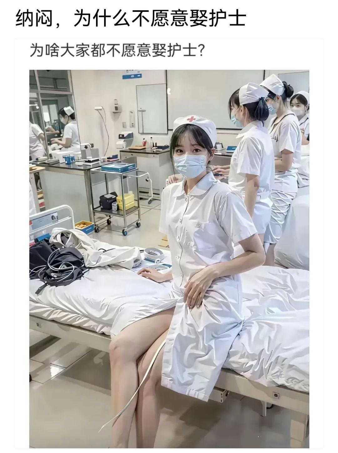 别问为啥不愿意娶护士，问就是“怕了”😂护士小姐姐上能熬夜值大夜班，下能徒手搬