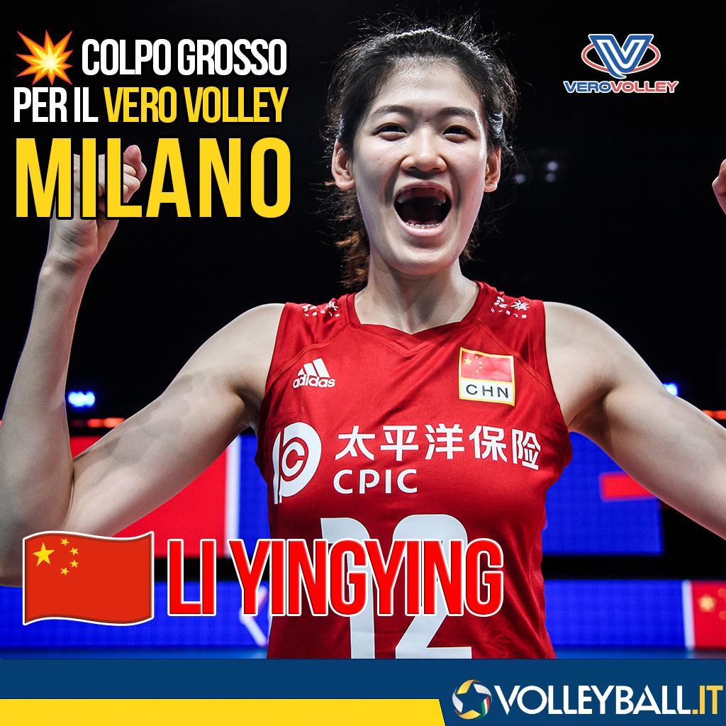 【意媒曝米兰与李盈莹签约完成】11月13日，据意大利媒体报道，意甲米兰女排体育