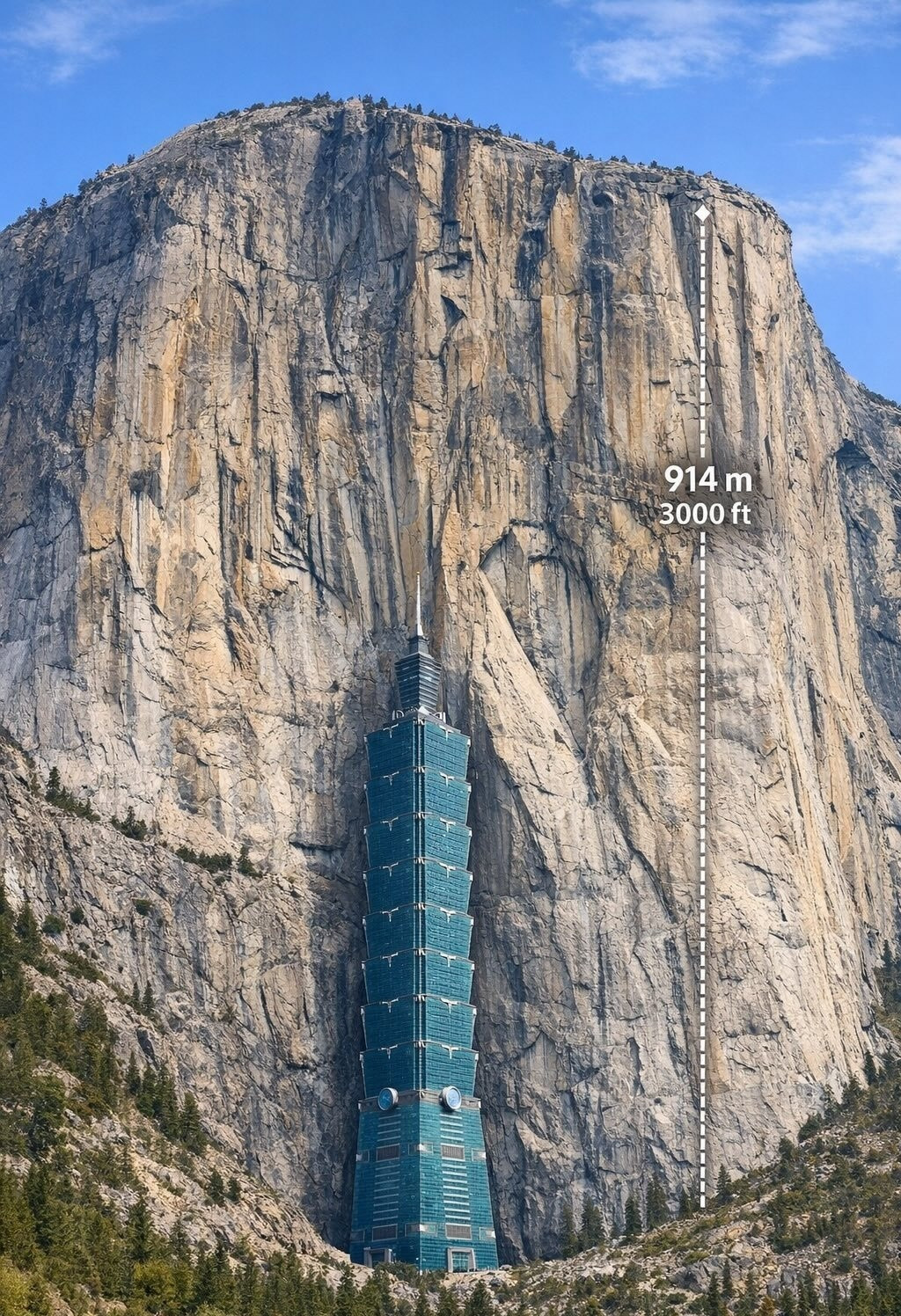 酋长岩才是恐怖的存在，101大楼对AlexHonnold来说其实已经很好爬了