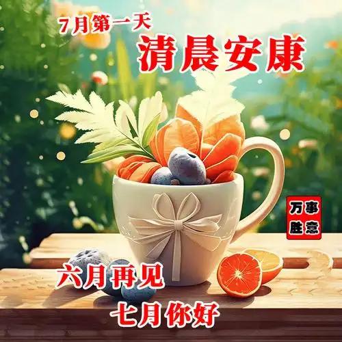六月落幕，七月盛夏。清空遗憾，万事可期✨🍉今日打卡早安心语