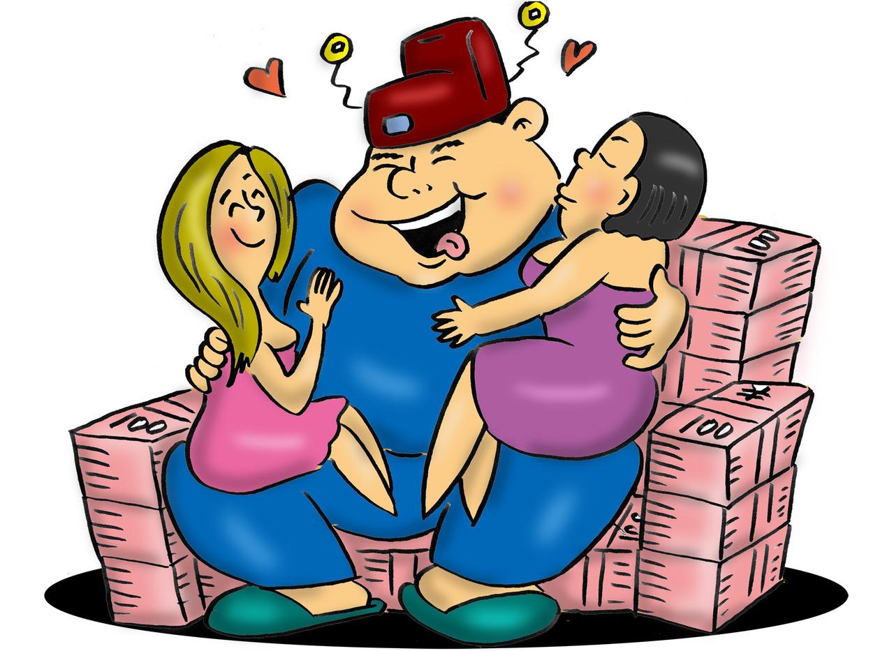 笑话（692）某贪官拥有11名情妇，贪污受贿的钱大部分花在了情妇身上，贪官老