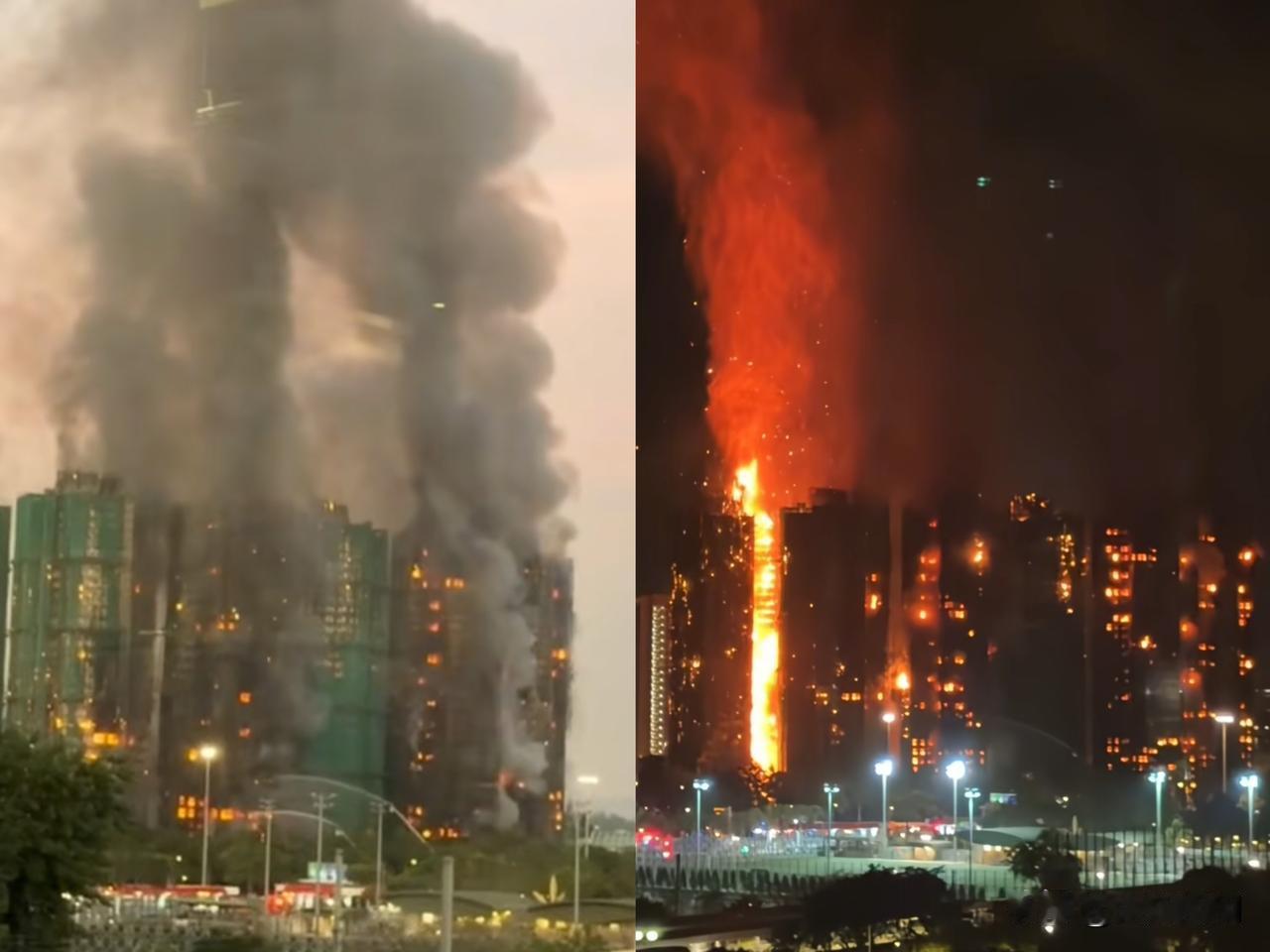 不是在室外装修吗，怎么突然同时起火了呢？这起火原因实在太让人好奇，到底是施工