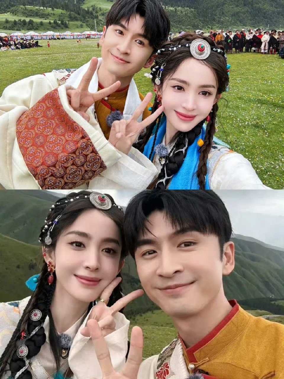 曝娜扎和张云龙感情现状我个人是比较祝福的