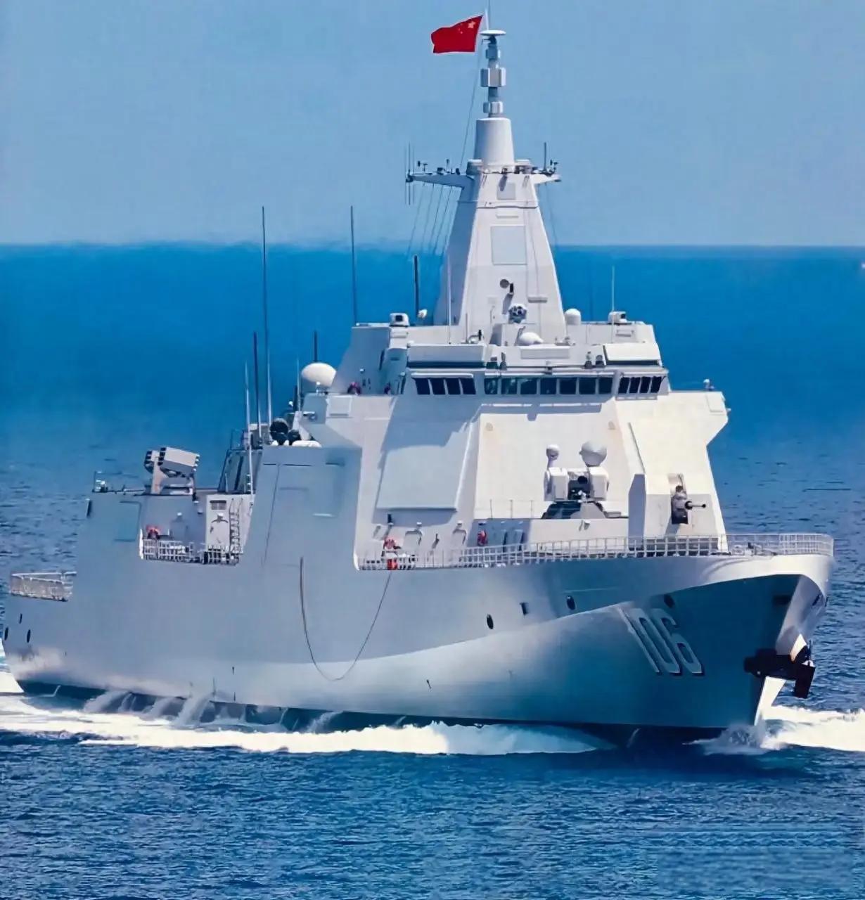 055大驱在世界属于什么水平？这么说吧，有16艘055的时候，地球上没有国家想跟