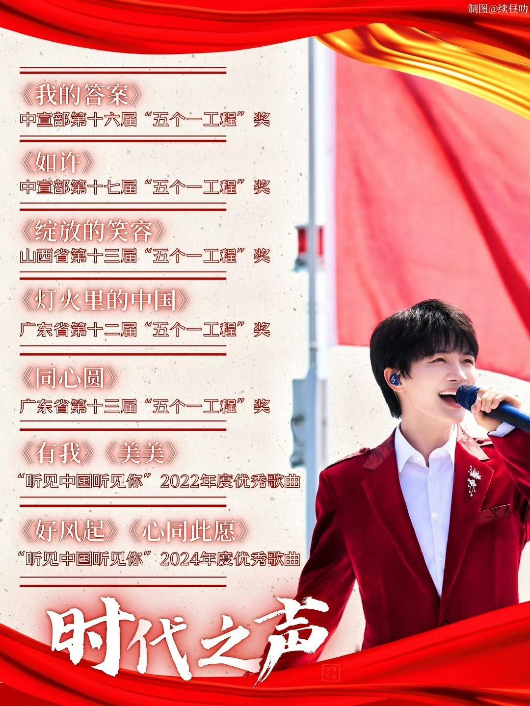 今天这个日子适合用这个红彤彤的图片来致敬周深这个歌坛劳模每一步都是坚定且高