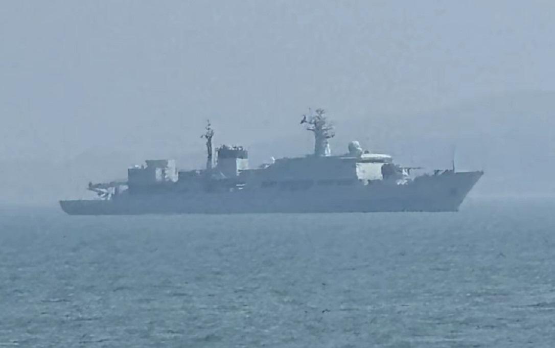 海军的试验舰已经完成155mm新型舰炮的改装工作，开始出海进行海上试验了，新舰炮