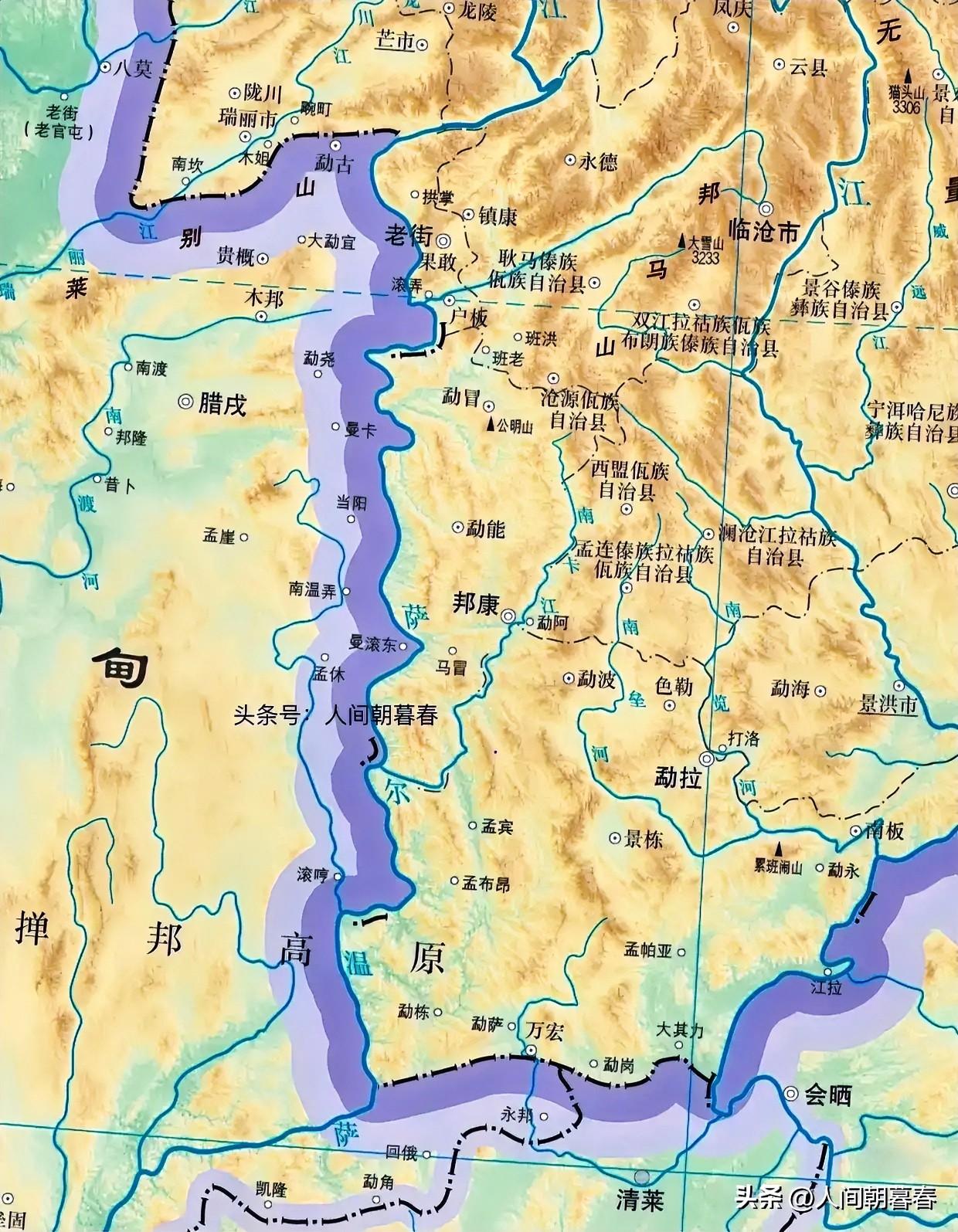 从历史角度看，我国云南省南部版图最令人痛惜的，莫过于果敢、邦康、勐拉三地的失去。