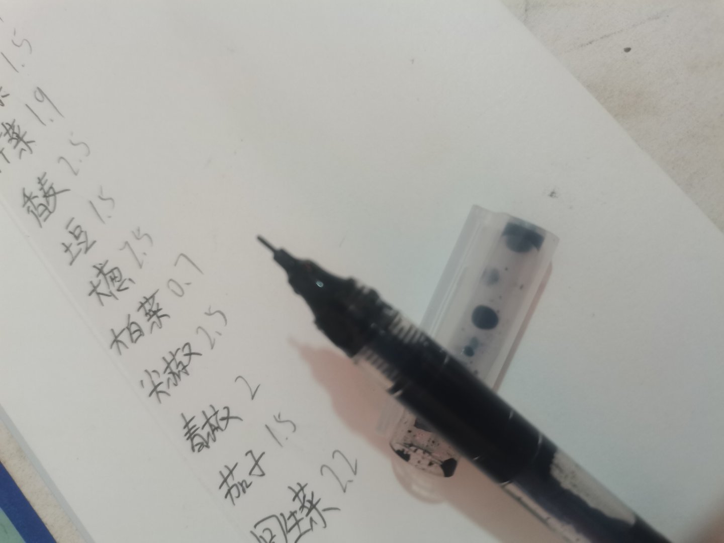 我擦，摸了我一手手欠，那么多笔，为什么非拿这个