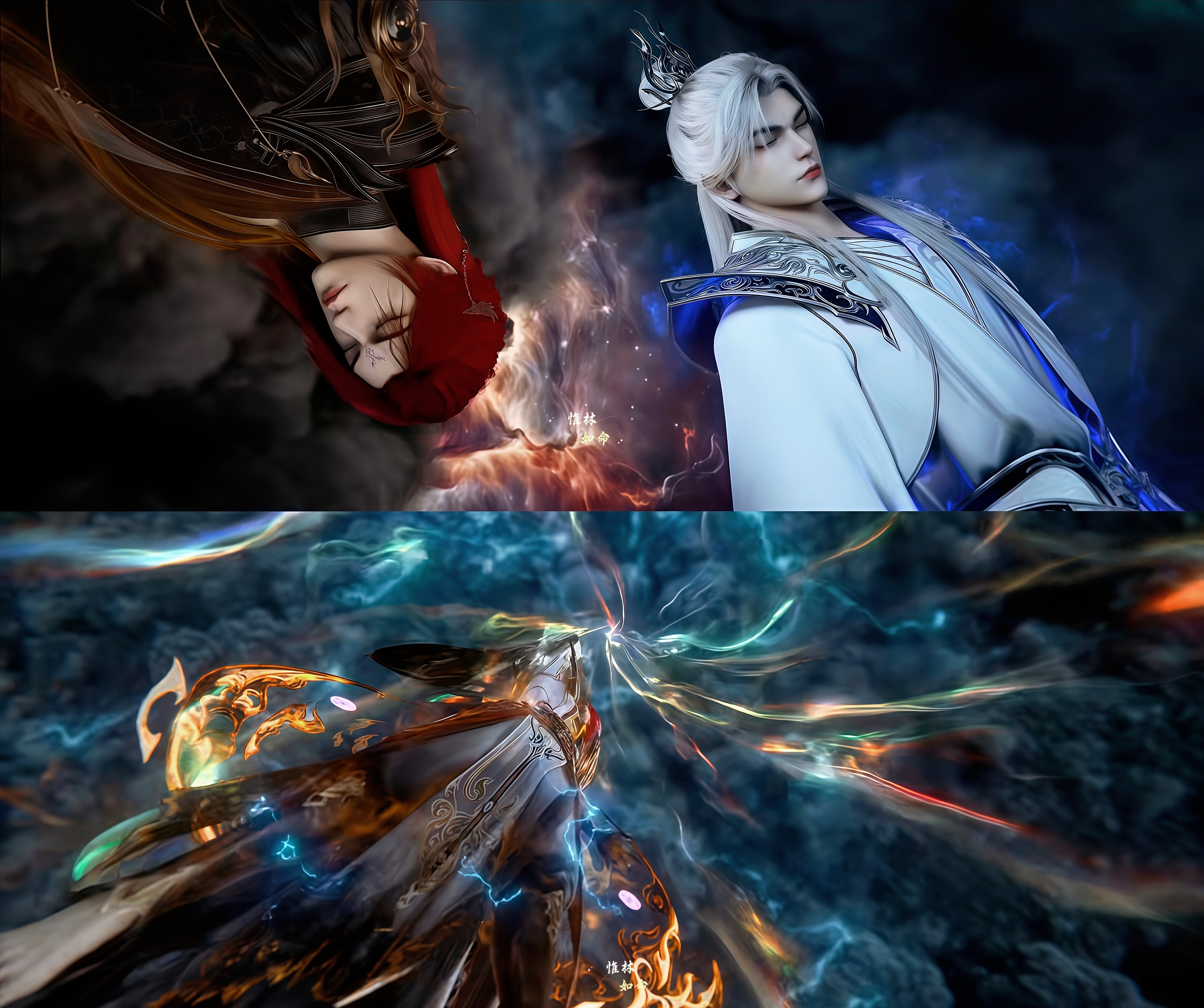 仙逆｜仙逆动画｜仙逆王林王林三星古神合体！霸气！[比心]截修[比心]​
