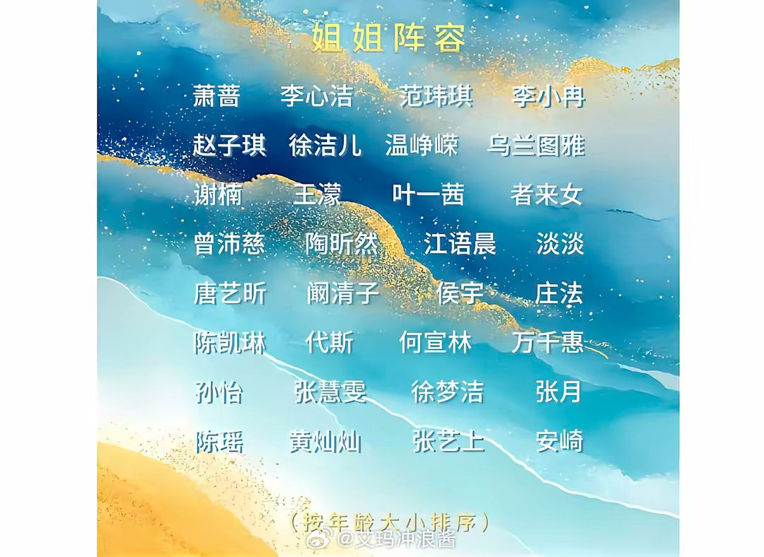 我能接受萧蔷上浪姐，也能接受谢楠上浪姐，但是有一个人我真的无法接受，那就是奥运冠