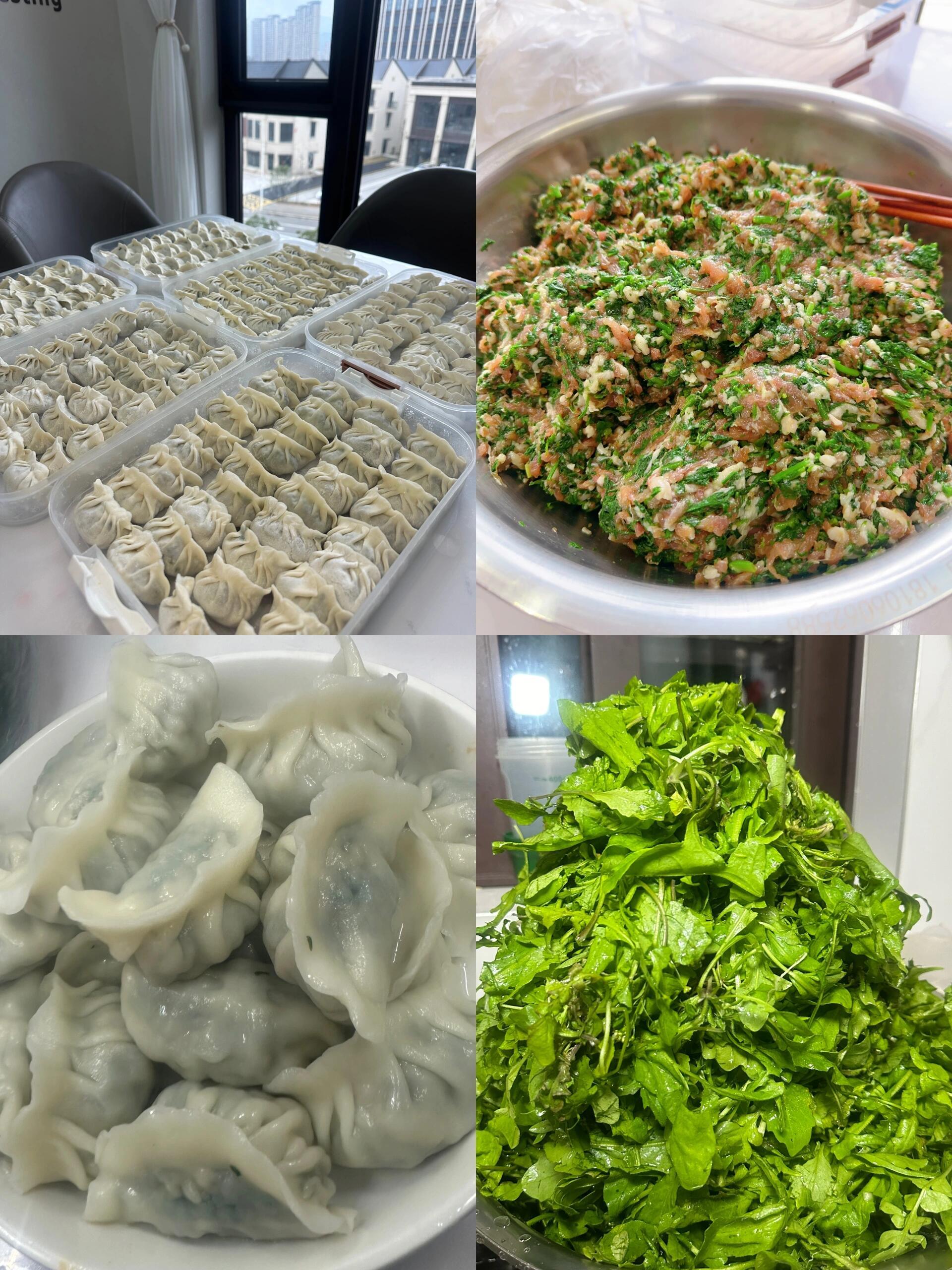 怒包500个┃荠菜饺子馅这样调鲜到掉眉毛❤️​​​