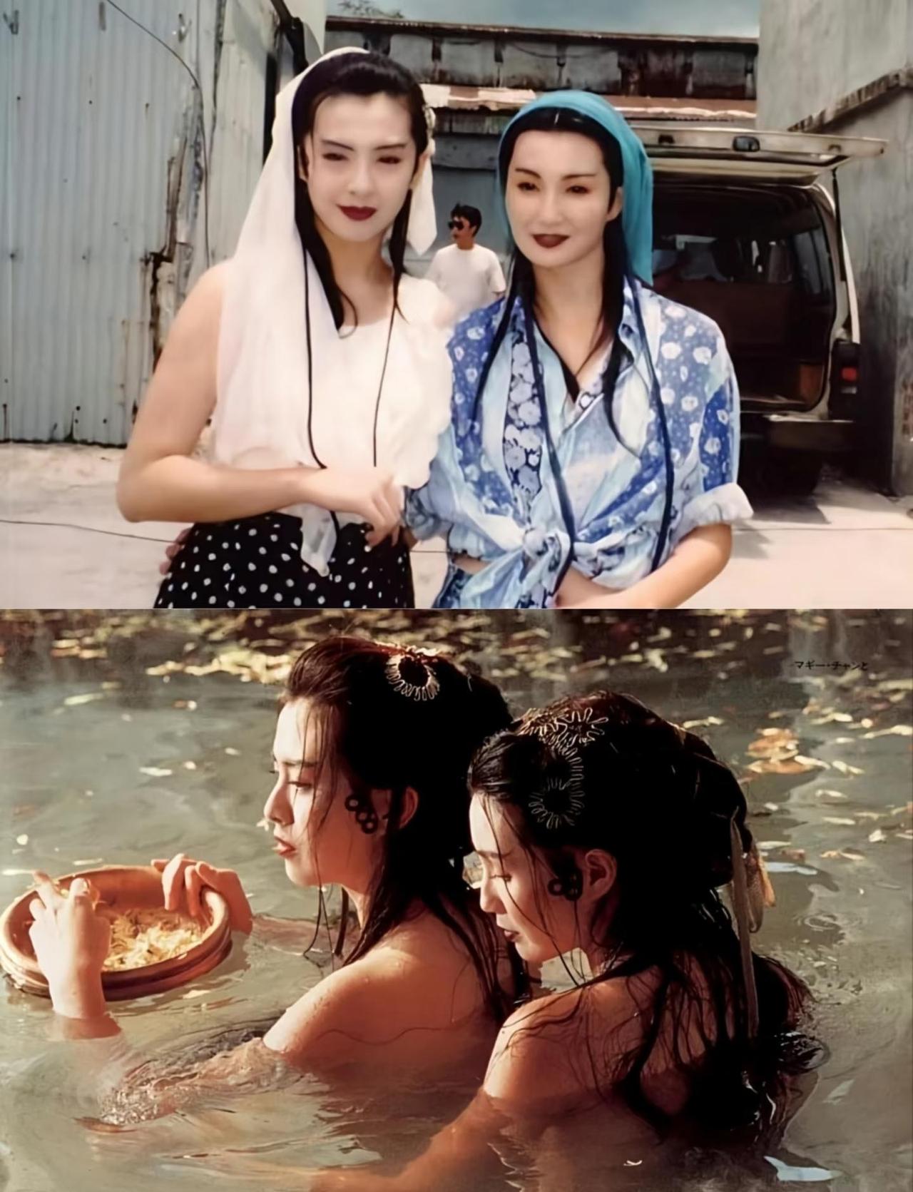 双美同屏！我们小时候吃得真好啊王祖贤张曼玉考古