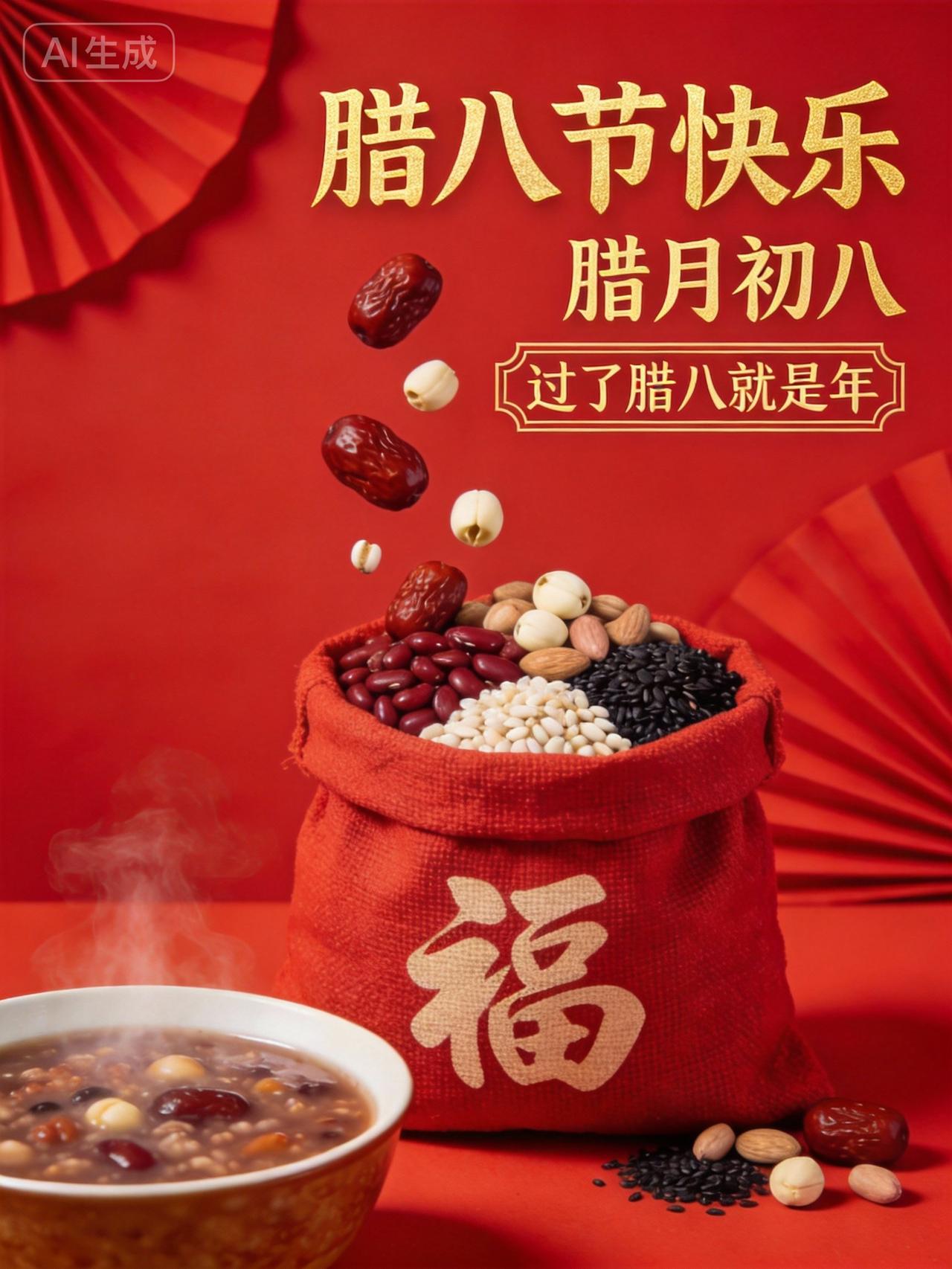 腊八节：传统的温暖与丰收的象征每年的腊八节，正值农历十二月初八，是中国传统的