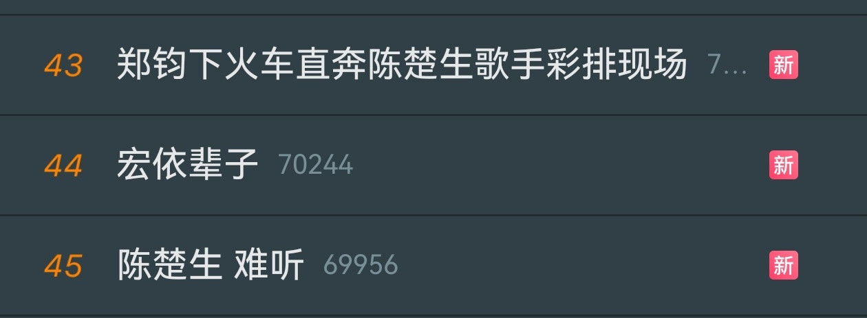 芒果不容易呀！降词条好快！​​​粉丝还是要感谢芒果吧，别道歉了！​​​