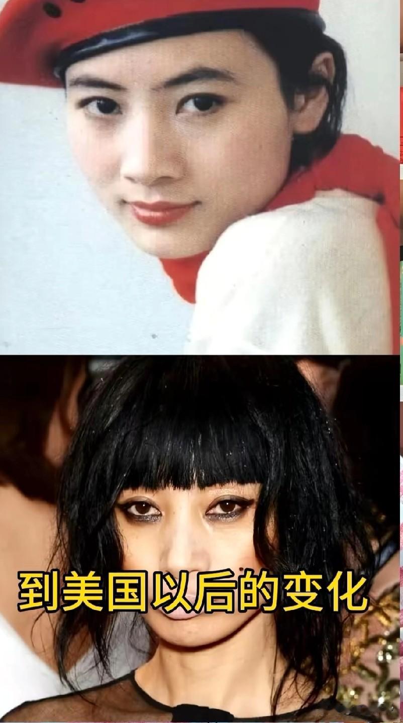 中国女演员到美国之后的变化，为啥出国都爱伸舌头，章子怡朱珠都伸舌头，黄多多眼睛网
