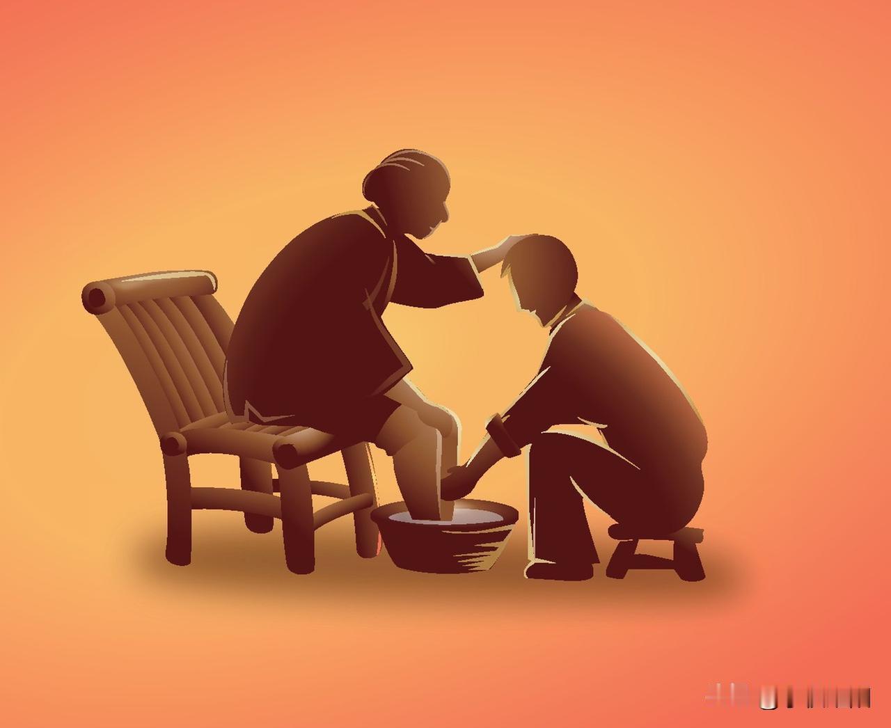 父母从小对孩子怎么样，等老了孩子真的也会对父母怎样。上午去医院看望一个朋友，他隔