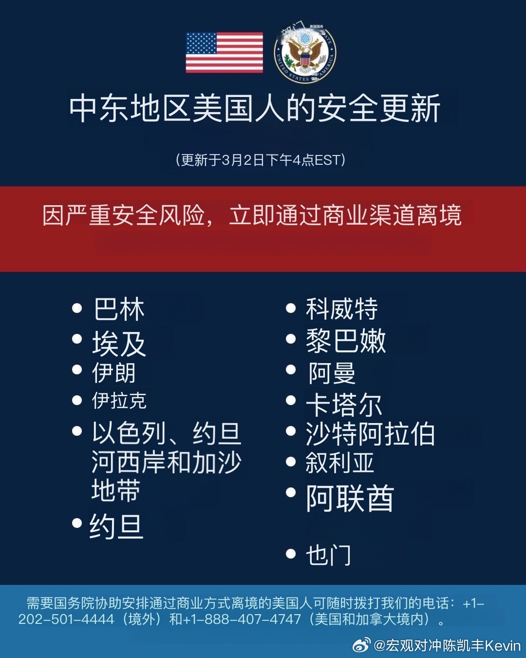 🇺🇸国务院3月2日下午发布