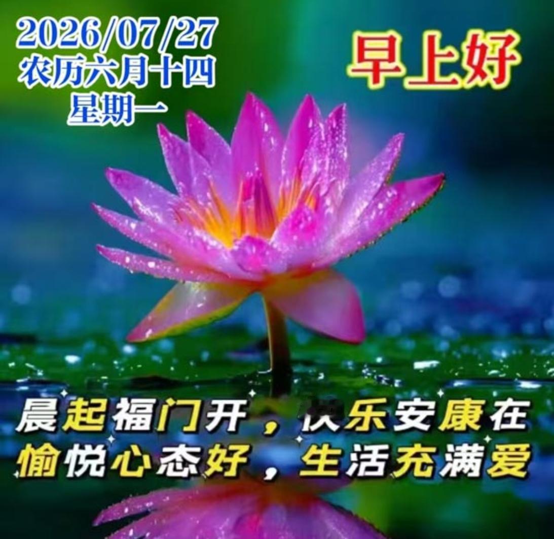 新的一天，新的启航；相遇是缘，彼此珍惜；每天问候，不变祝福；岁月悠悠，同步