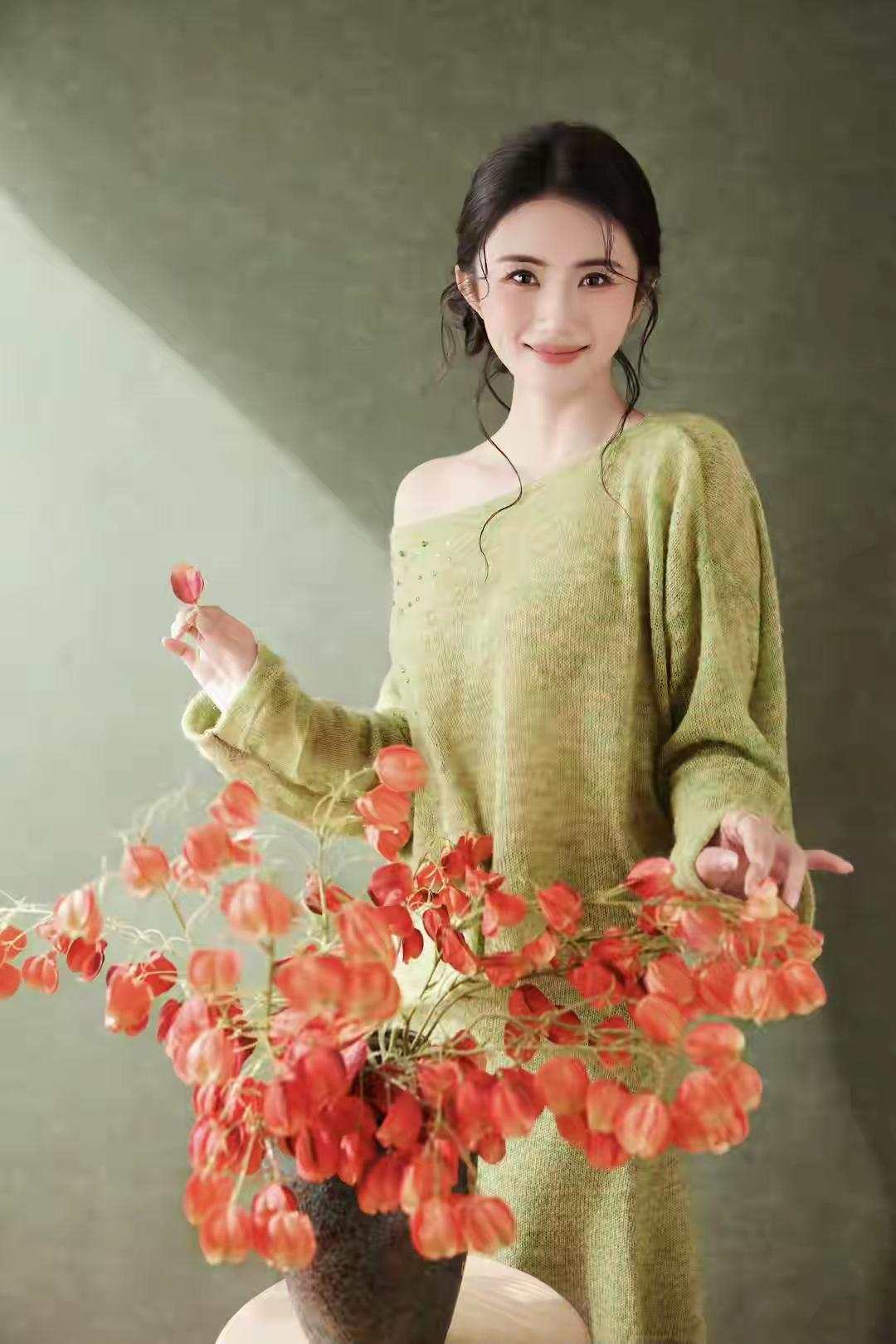 温柔时光，静享美好，与花共舞。