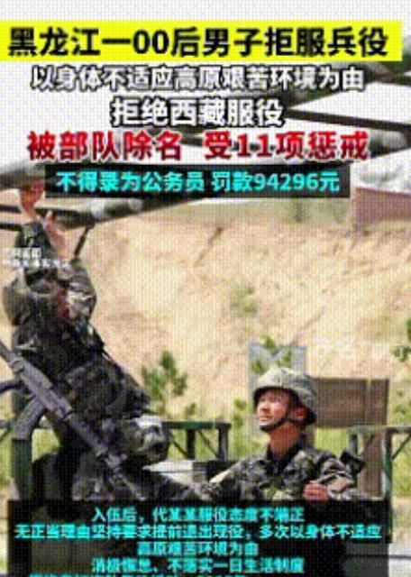 自己糊涂，爹妈也糊涂。黑龙江的代某某自愿参军入伍，体检合格后去西藏某部队服役。入