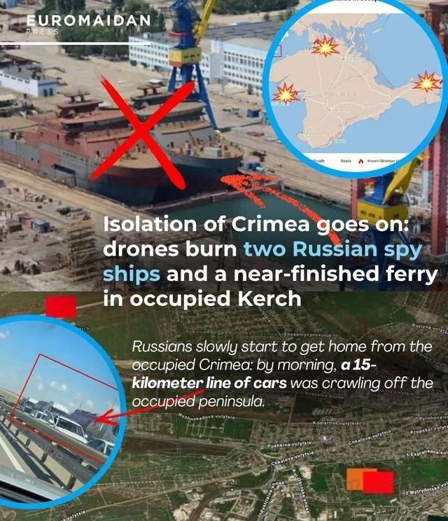 先杀俄军S-400导弹发射系统，再杀入俄罗斯刻赤造船厂，连炸俄军三艘舰艇